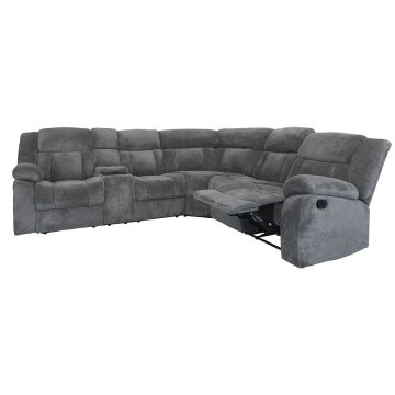 Eddy Grey 3Pc Motion Sectional - 1040EG30