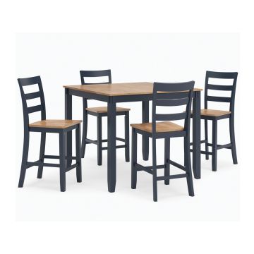 Gesthaven Blue Counter Height 5-Piece Dinette - 0399NB50