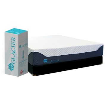 Glacier Gel Infused Memory Foam King Mattress Set - GLGLKG30