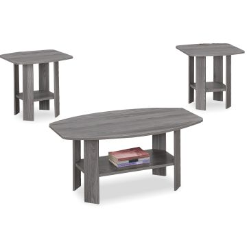 Grey 3-Piece Coffee Table Set - 7925GY30