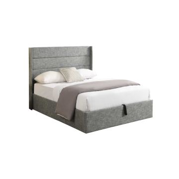 Grey Lift Platform Complete Full Bed with Storage - 2160GY3F