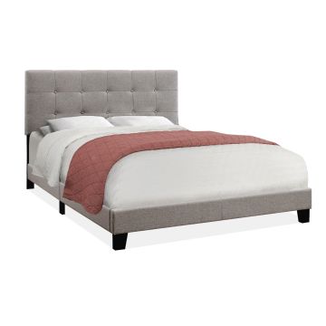 Grey Queen Bed Complete - 5920GY3Q