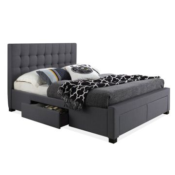 Grey Queen Storage Bed - 2152GY3Q