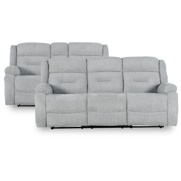 Hendricks Slate Power Sofa and Loveseat Set - 0060HS20