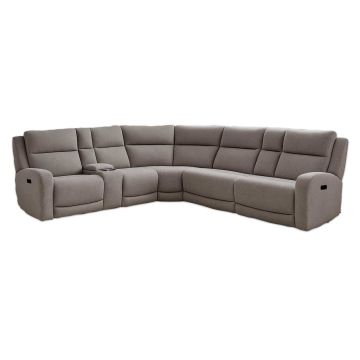 Hyde Park Granite 6Pc Power Reclining Sectional - 7121HG60