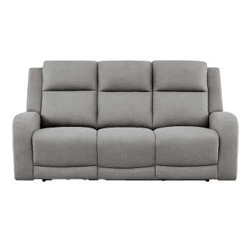 Hyde Park Steel Power Reclining Sofa - 7121HS03