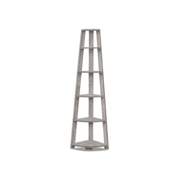  Industrial Grey Corner Accent Etagere - 2433GY00