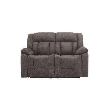 Isabel Chocolate Reclining Loveseat - 1020IC02