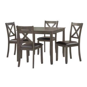 Julio Grey 5-Piece Dinette Set - 2014JG50