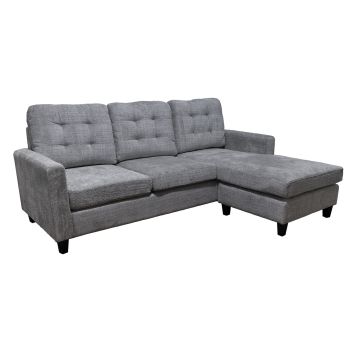 Lyman Grey  2-Piece Sectional - 1050LG20