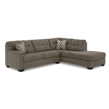 Mahoney Chocolate 2PC Right-Facing Sectional - 3100MC2R