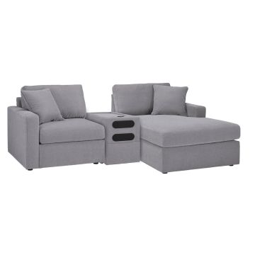 Modmax Granite 3-Piece RIGHT Sectional - 9210MG3R