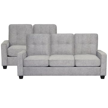 Morty Retreat Granite Sofa & Loveseat Set - 1010MG20