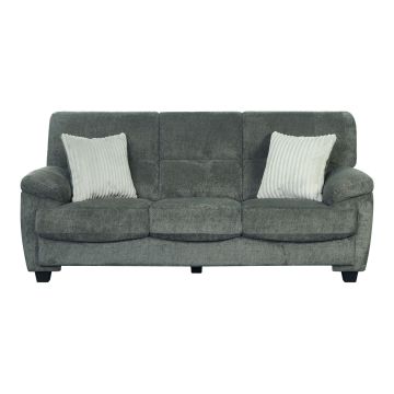 Rosen Pewter Cord Sofa - 1070RP03