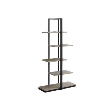 Taupe/Black Accent Etagere - 7232TB00