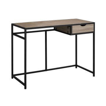 Taupe Black Computer Desk - 7221TB00