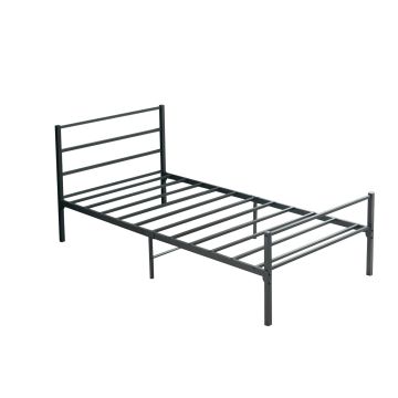 Twin Metal Platform Bed - 2412BKTW
