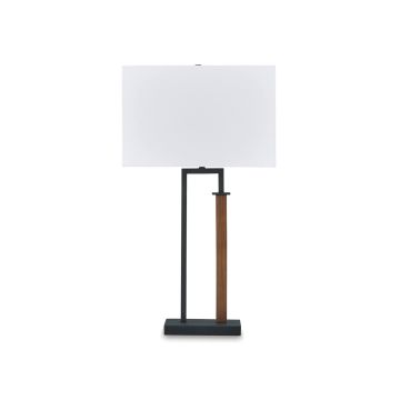 Voslen Black & Brown Lamp - 2045VB15