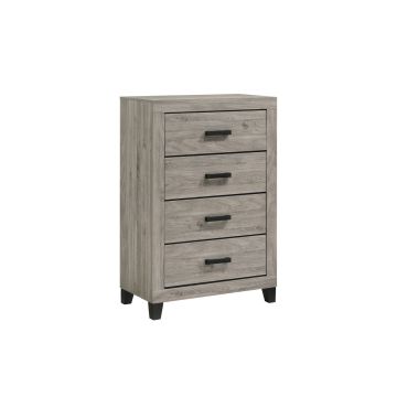 Wesley Light Grey 5 Drawer Chest - 0360LG04