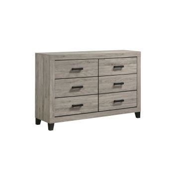 Wesley Light Grey Dresser - 0360LG01