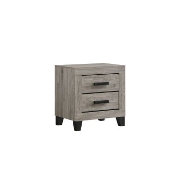 Wesley Light Grey Nightstand - 0360LG05