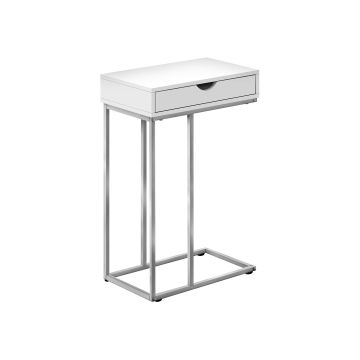 White/Silver Accent Table - 3774WS00